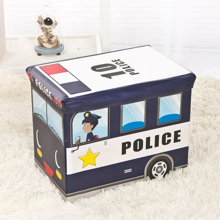 Storage Box Creative Cartoon Storage Box Household Goods Storage Stool Foldable