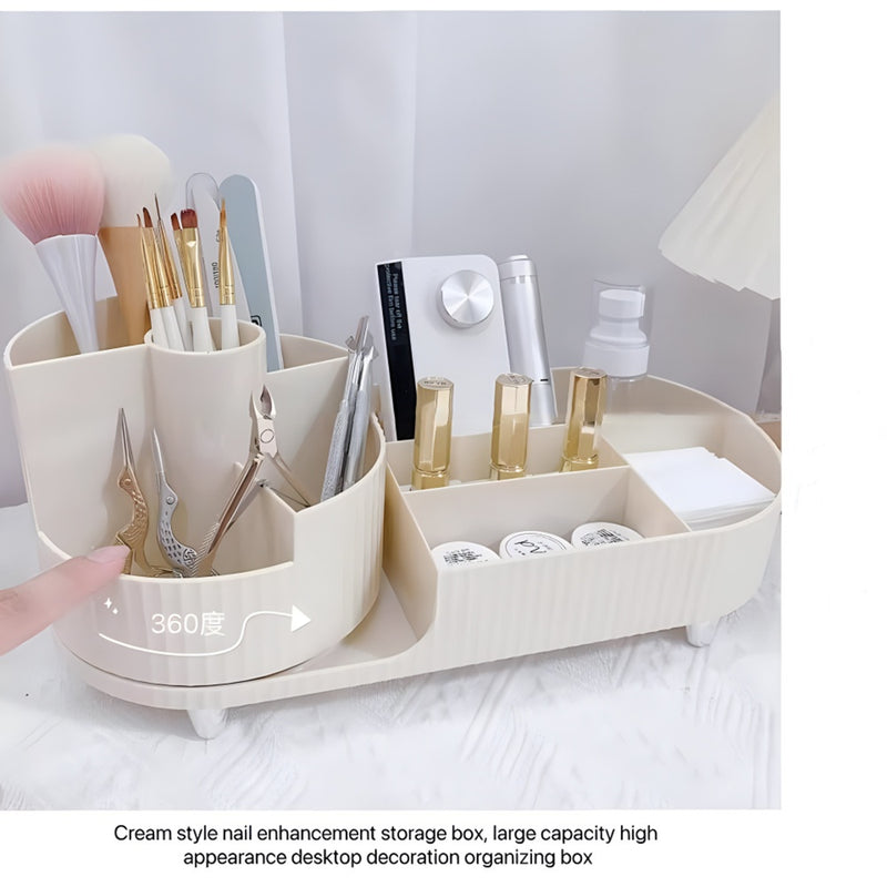 Rotatable Desktop Storage Convenient Manicure Storage Device