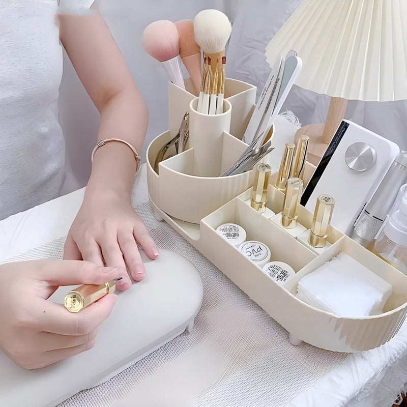 Rotatable Desktop Storage Convenient Manicure Storage Device